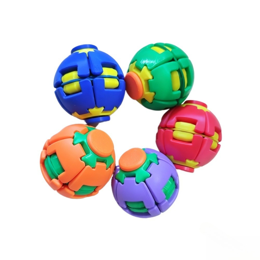 Kids' Toy - Balle Fidget Spinner Transformable à Presser
