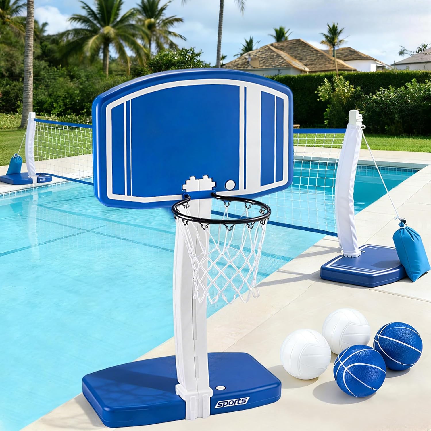 Kids' Toy - Panier de basket-ball et filet de