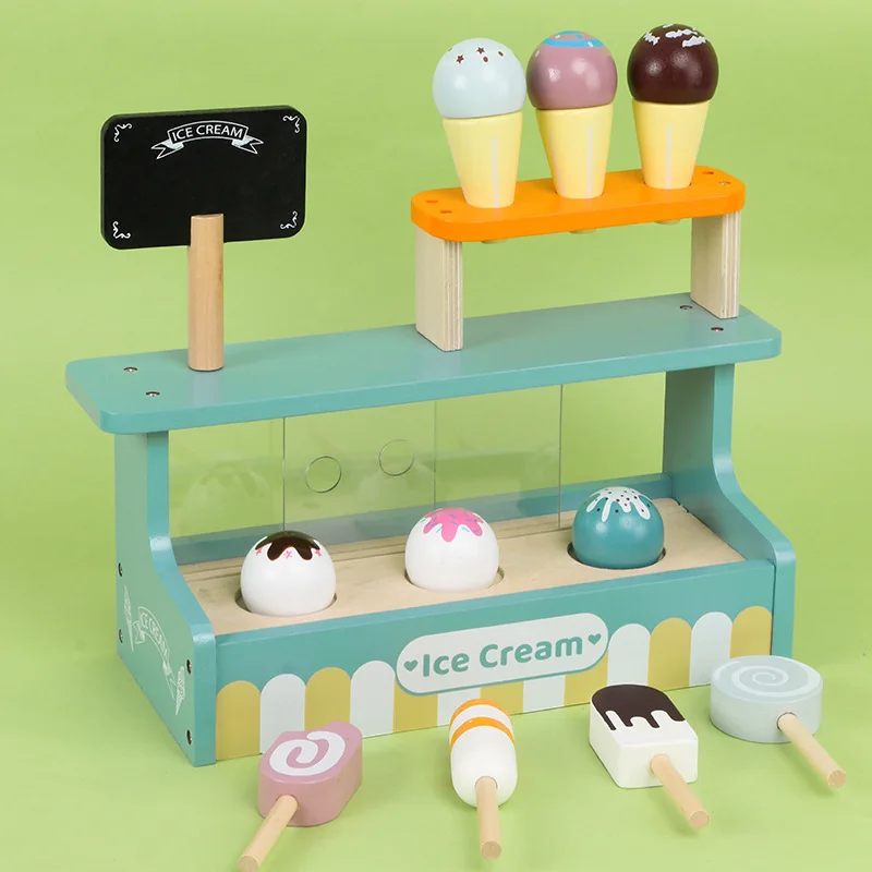 Kids Toys Kitchen Set - Maison de jeu en bois, jouets