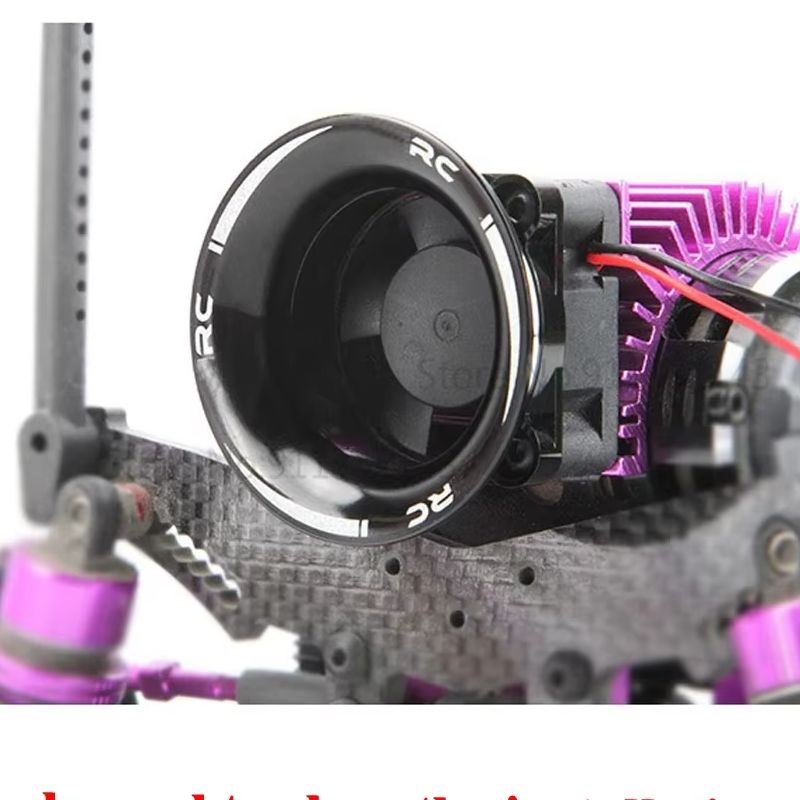 Tamiya Model Rc Car - Couverture de ventilateur en aluminium pour