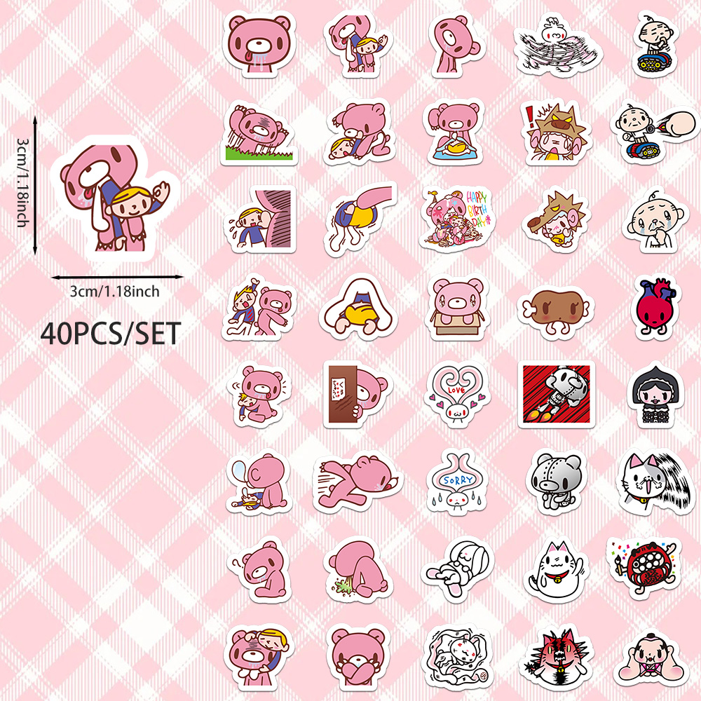 40 pièces dessin animé ours so - Kids Toys Laptop avis et prix