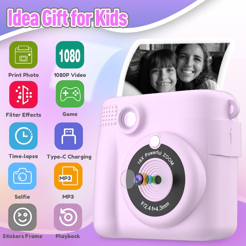 Appareil photo à impression in - Kids Toys Drawing avis et prix