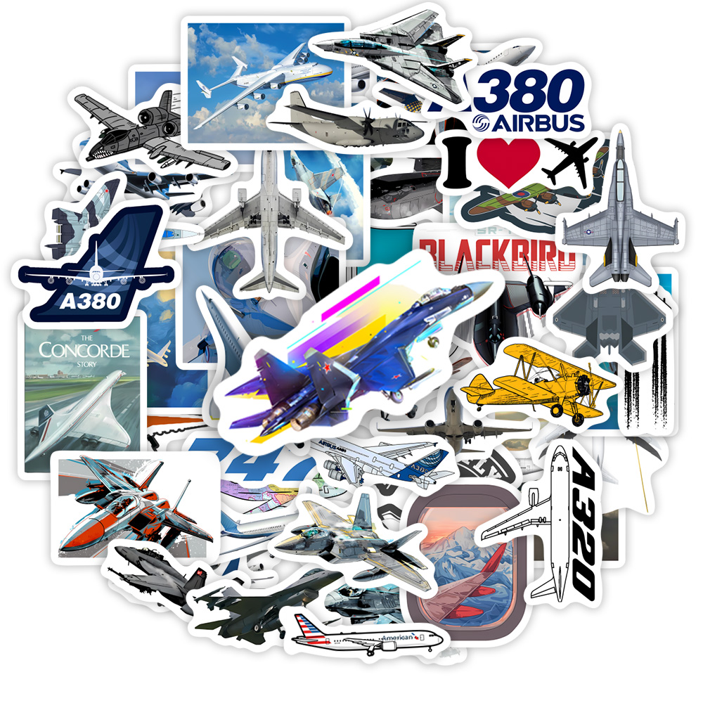 Autocollants d'avion de combat - Kids Toys Laptop avis et prix