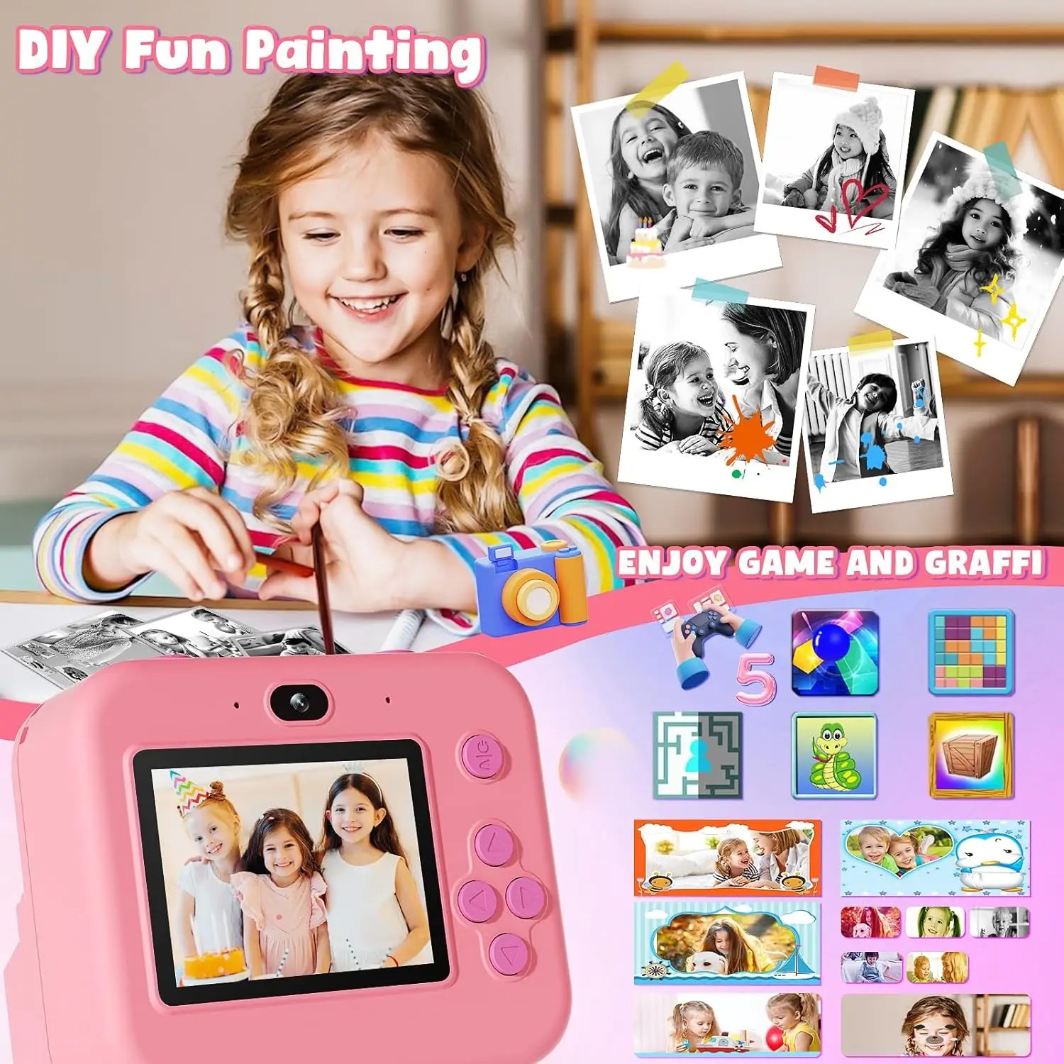 NewInstant caméra d'impression - Kids Toys Top View avis et prix
