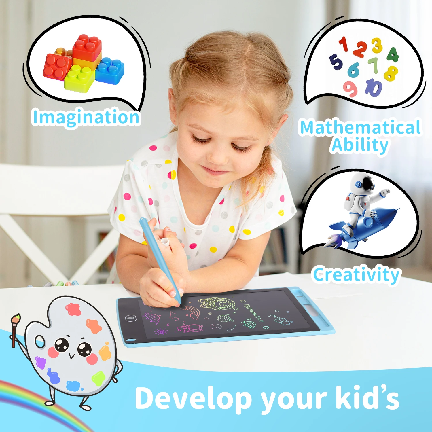 Tablette d'écriture LCD de 8.5 - Kids Toys Drawing avis et prix